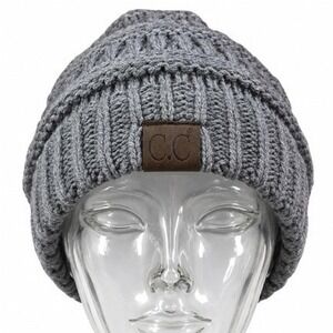 C.C. Beanie Hat - Grey Color SKUM021